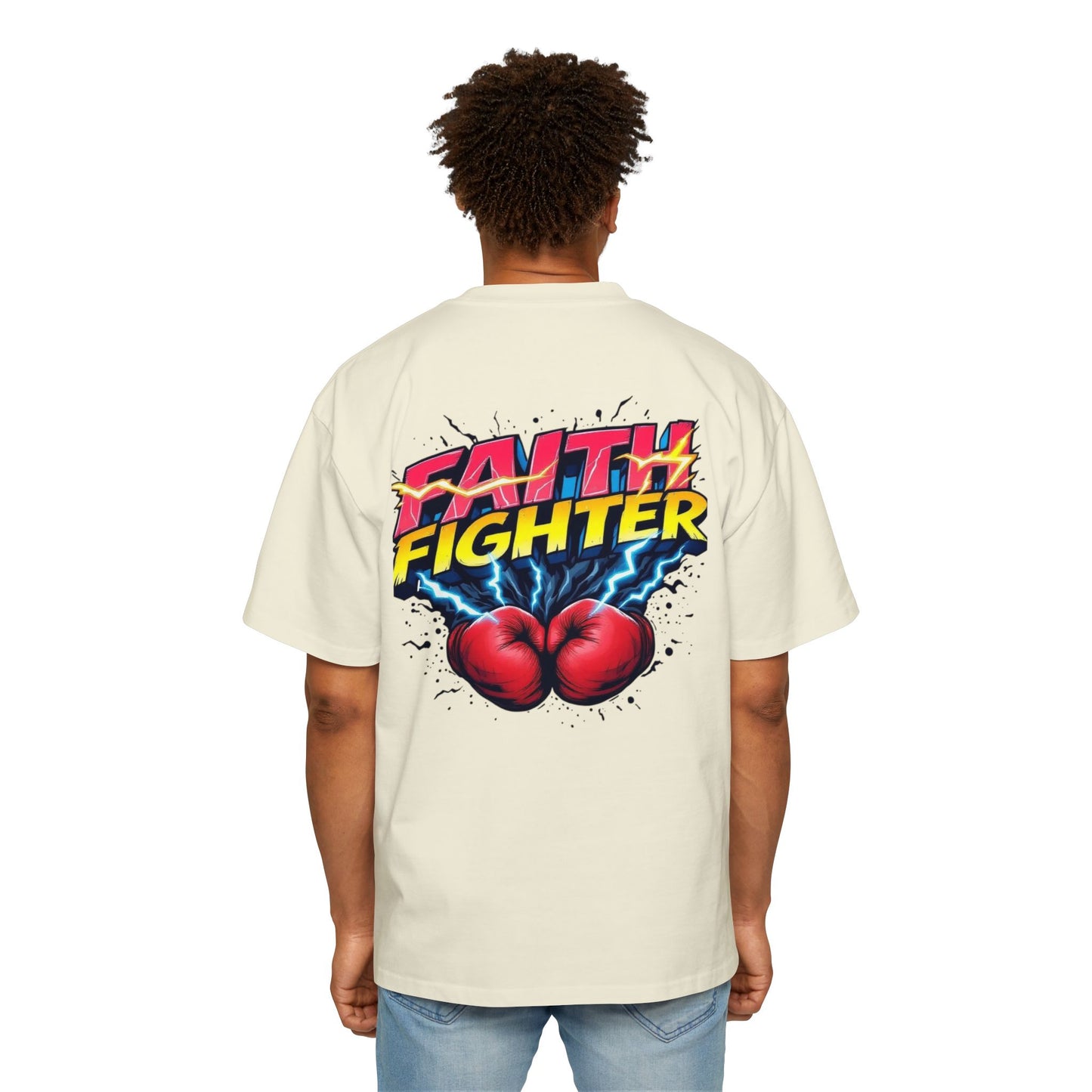 Oversized Tee Faith Fighter Men's Shirt