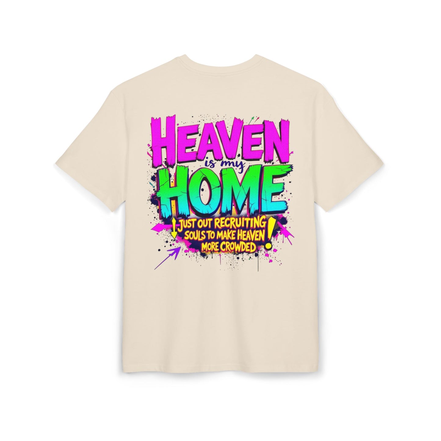 Oversize Tee Heaven is my Home Women's Shirt