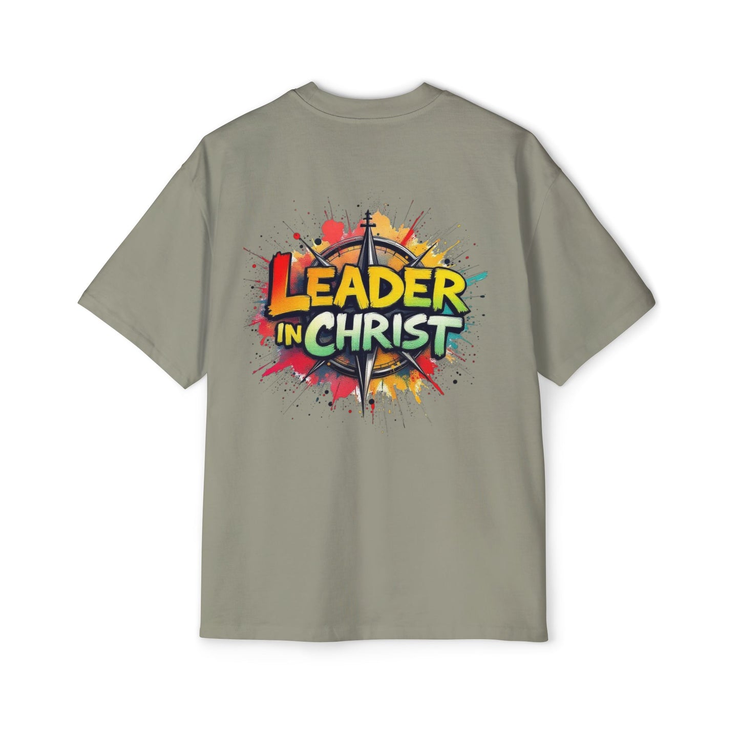 Oversized Tee - Leader in Christ Design