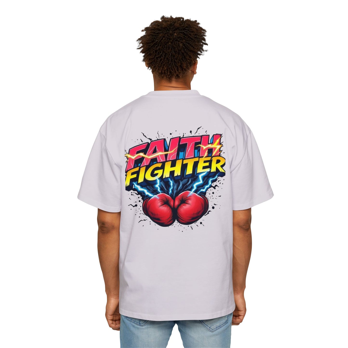 Oversized Tee Faith Fighter Men's Shirt