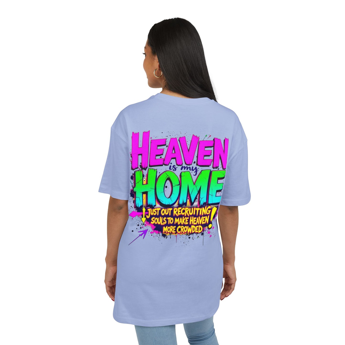Oversize Tee Heaven is my Home Women's Shirt
