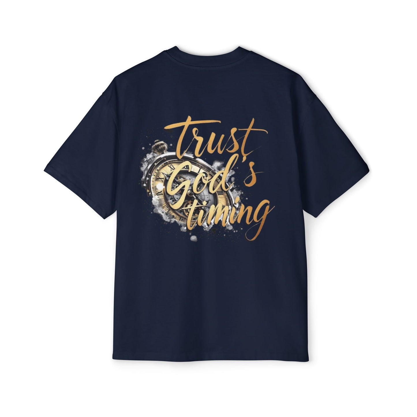 Oversized Tee Trust God's Timing Shirt