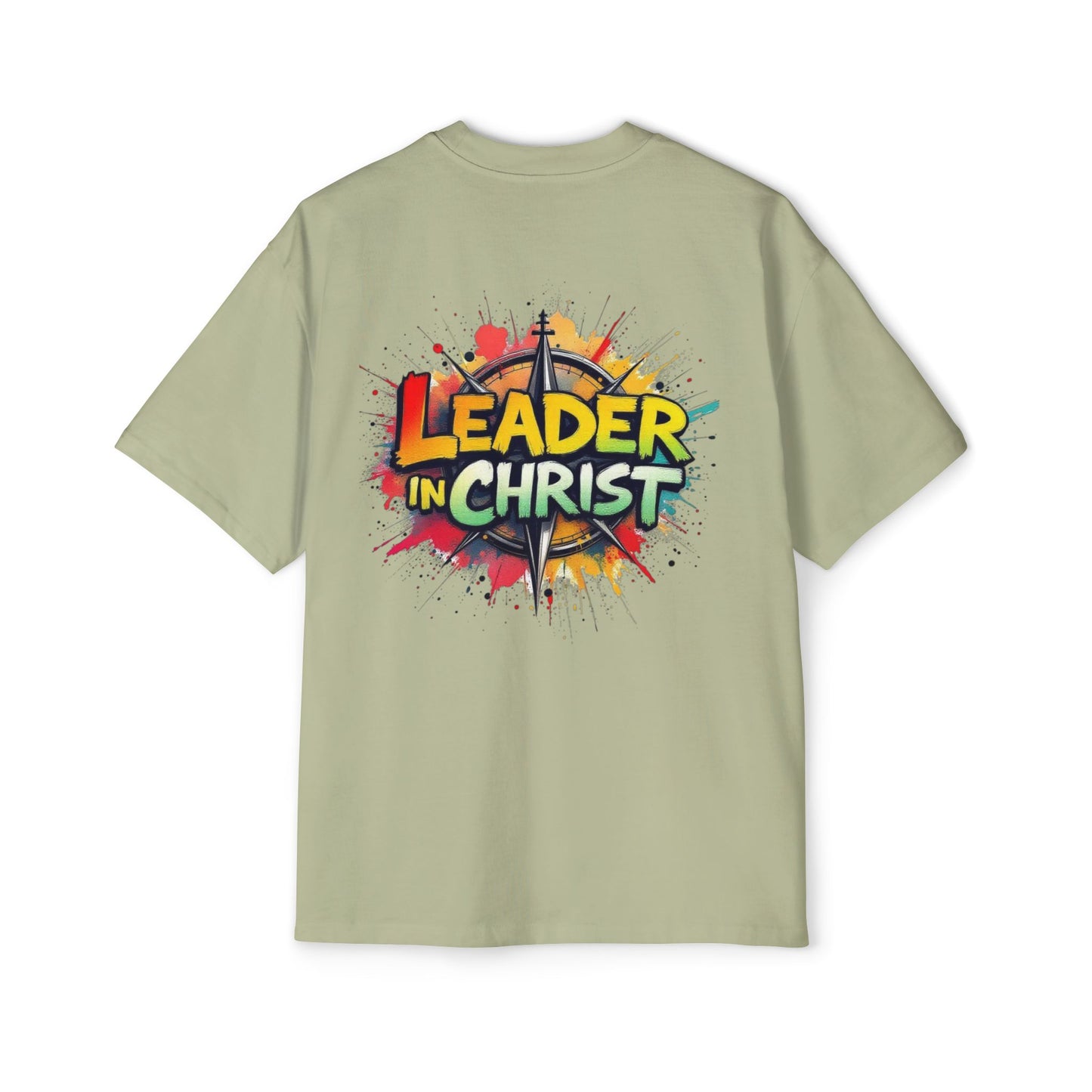 Oversized Tee - Leader in Christ Design