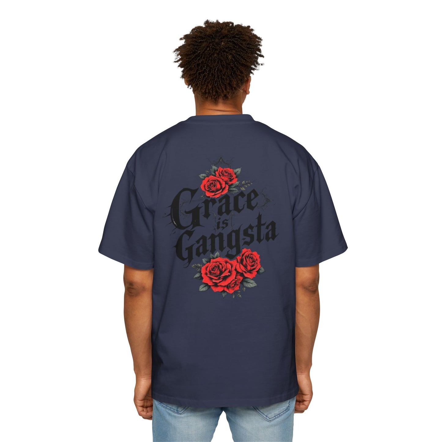 Oversized Tee - Grace is Gangsta Design