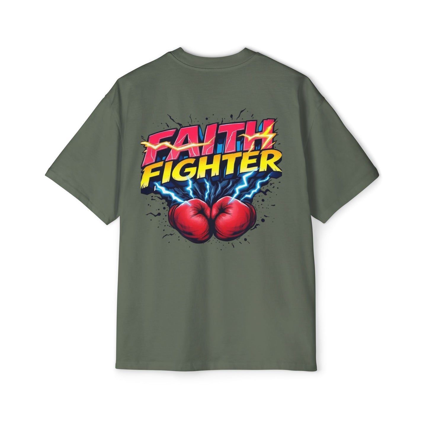 Oversized Tee Faith Fighter Men's Shirt