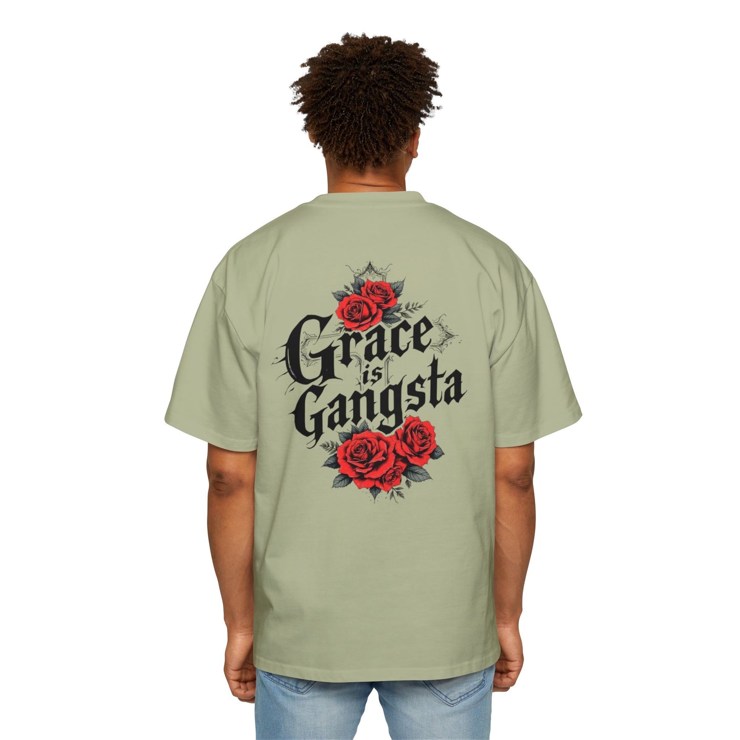 Oversized Tee - Grace is Gangsta Design