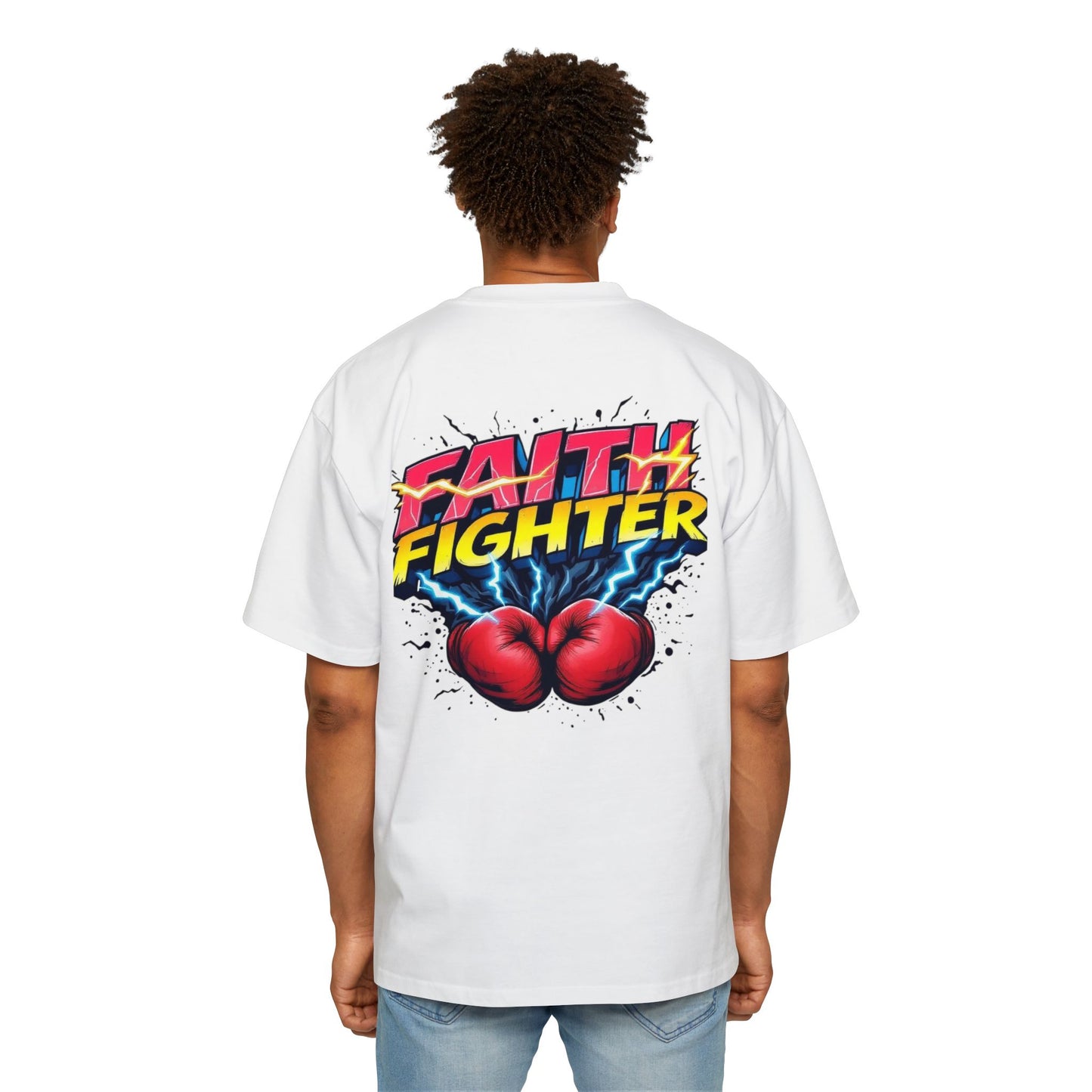 Oversized Tee Faith Fighter Men's Shirt