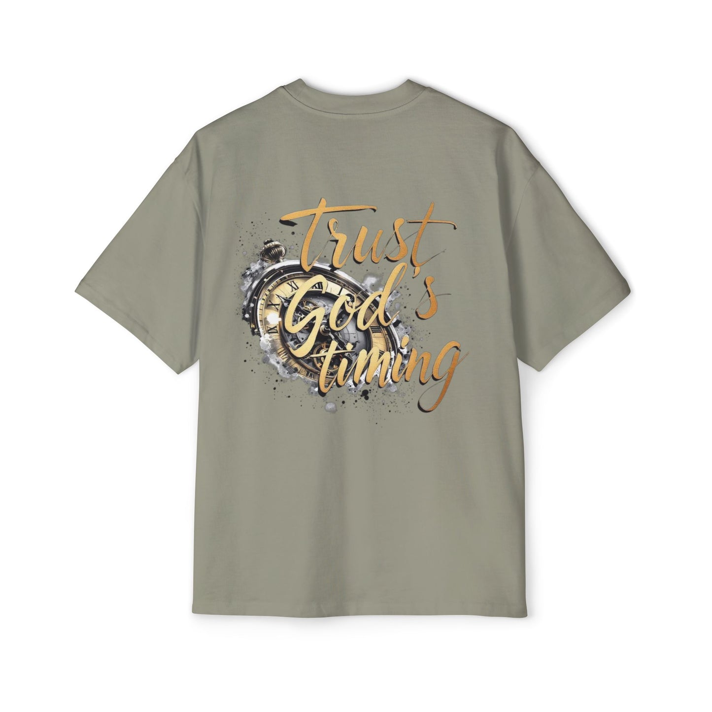 Oversized Tee Trust God's Timing Shirt