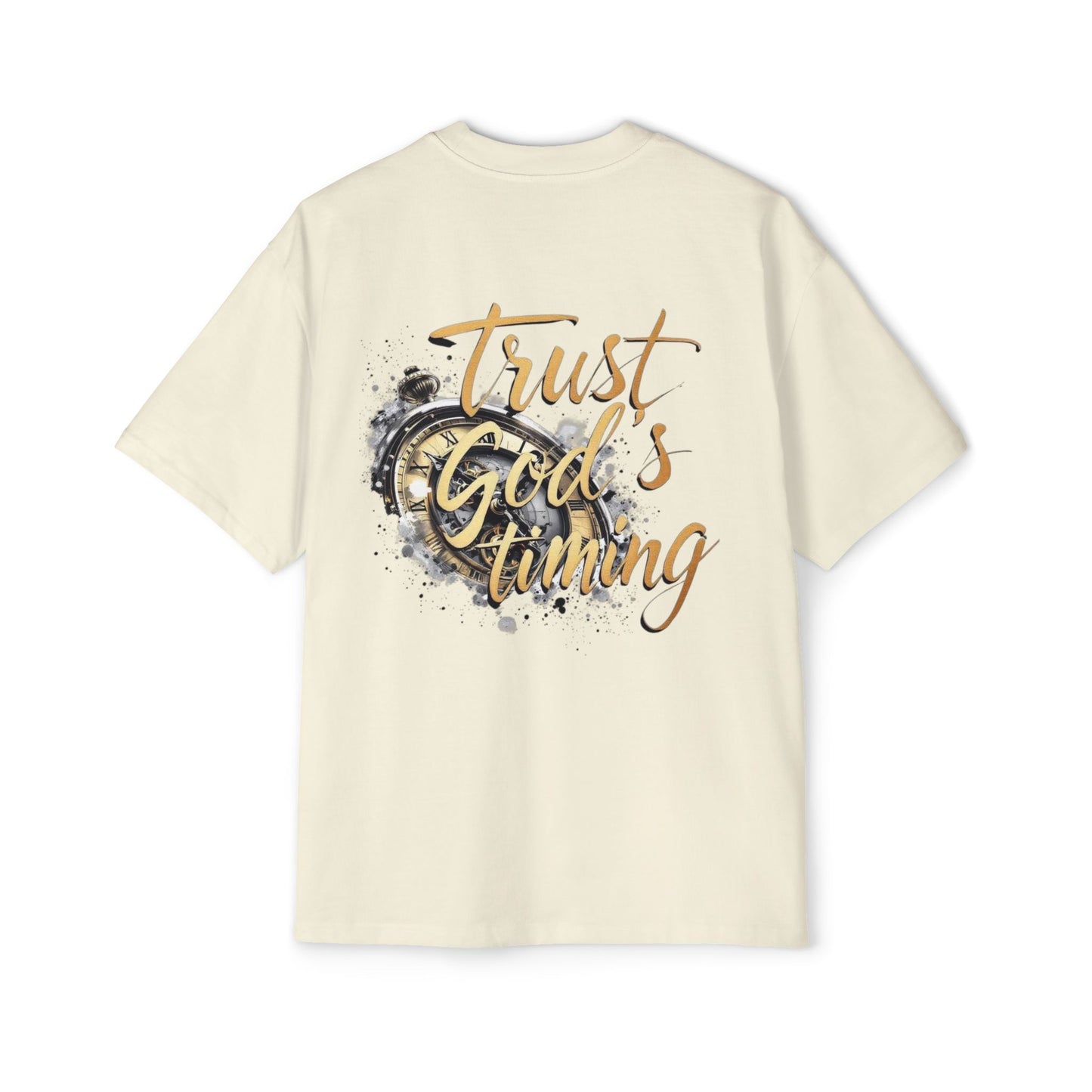 Oversized Tee Trust God's Timing Shirt