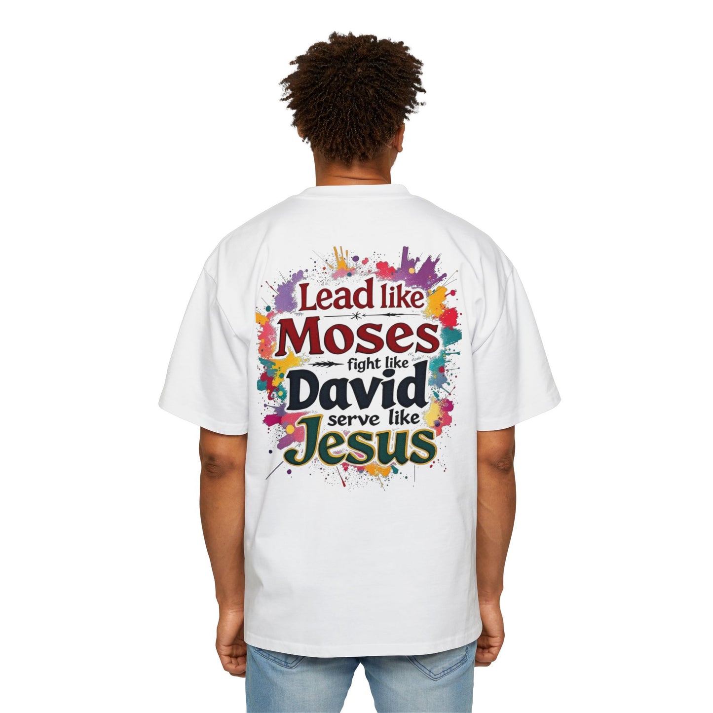 Tee Shirt Lead Fight Serve Men's Oversized