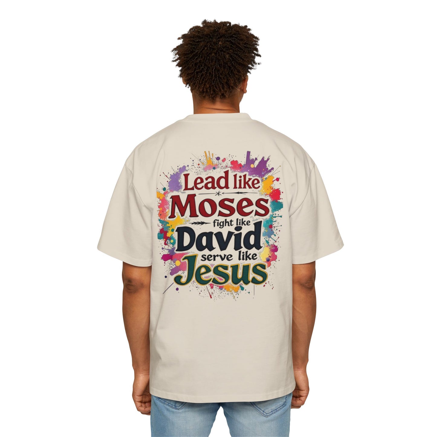 Tee Shirt Lead Fight Serve Men's Oversized