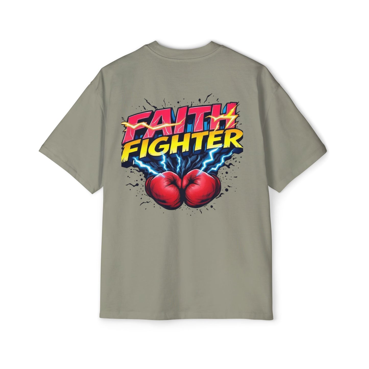 Oversized Tee Faith Fighter Men's Shirt