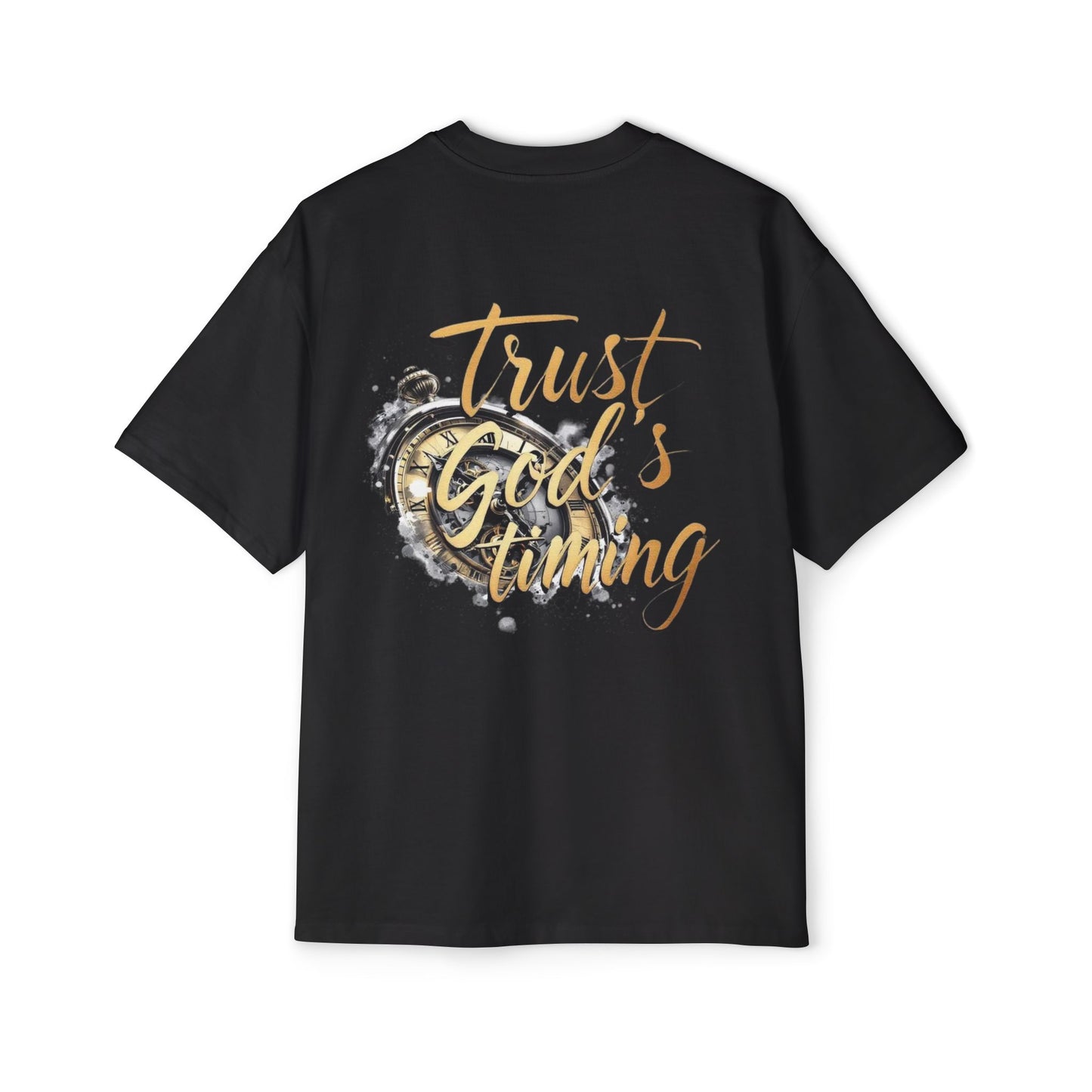 Oversized Tee Trust God's Timing Shirt
