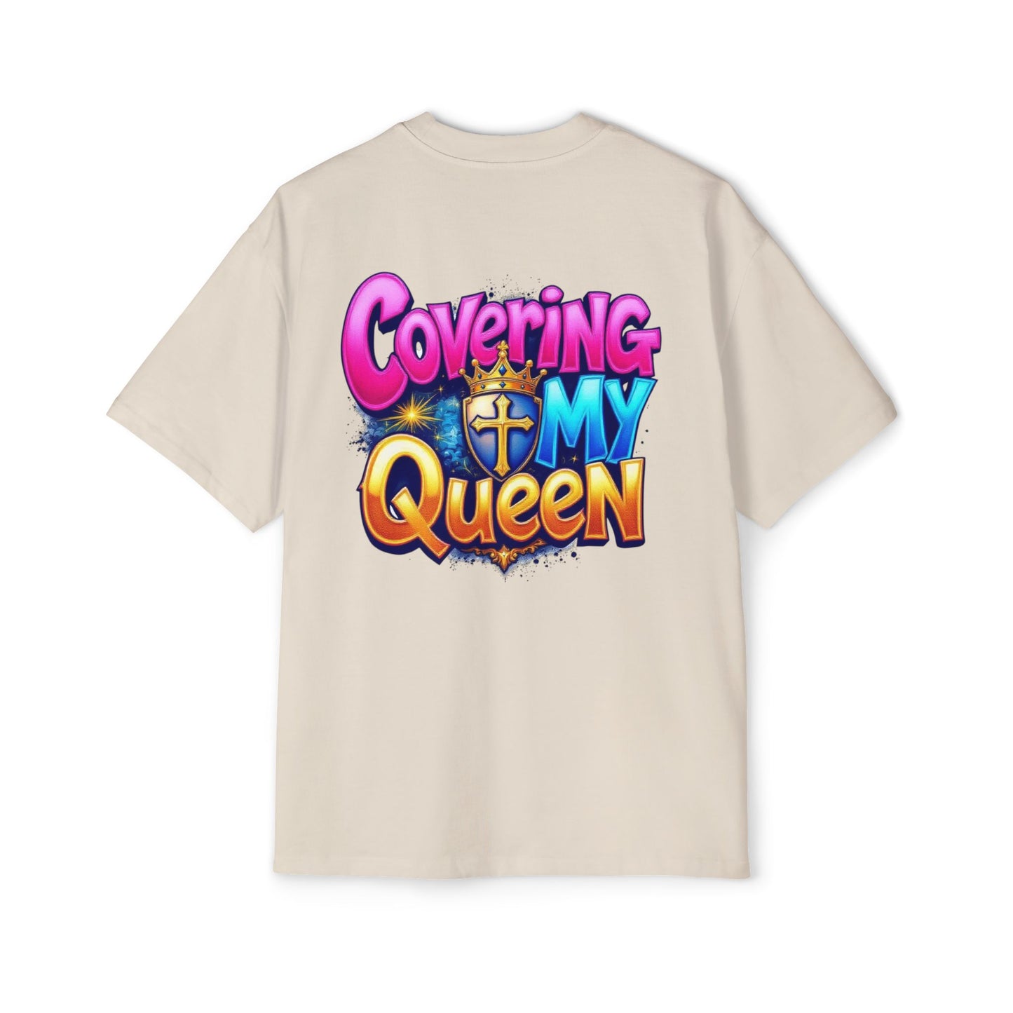 Oversized Tee - Covering My Queen Couple Collection