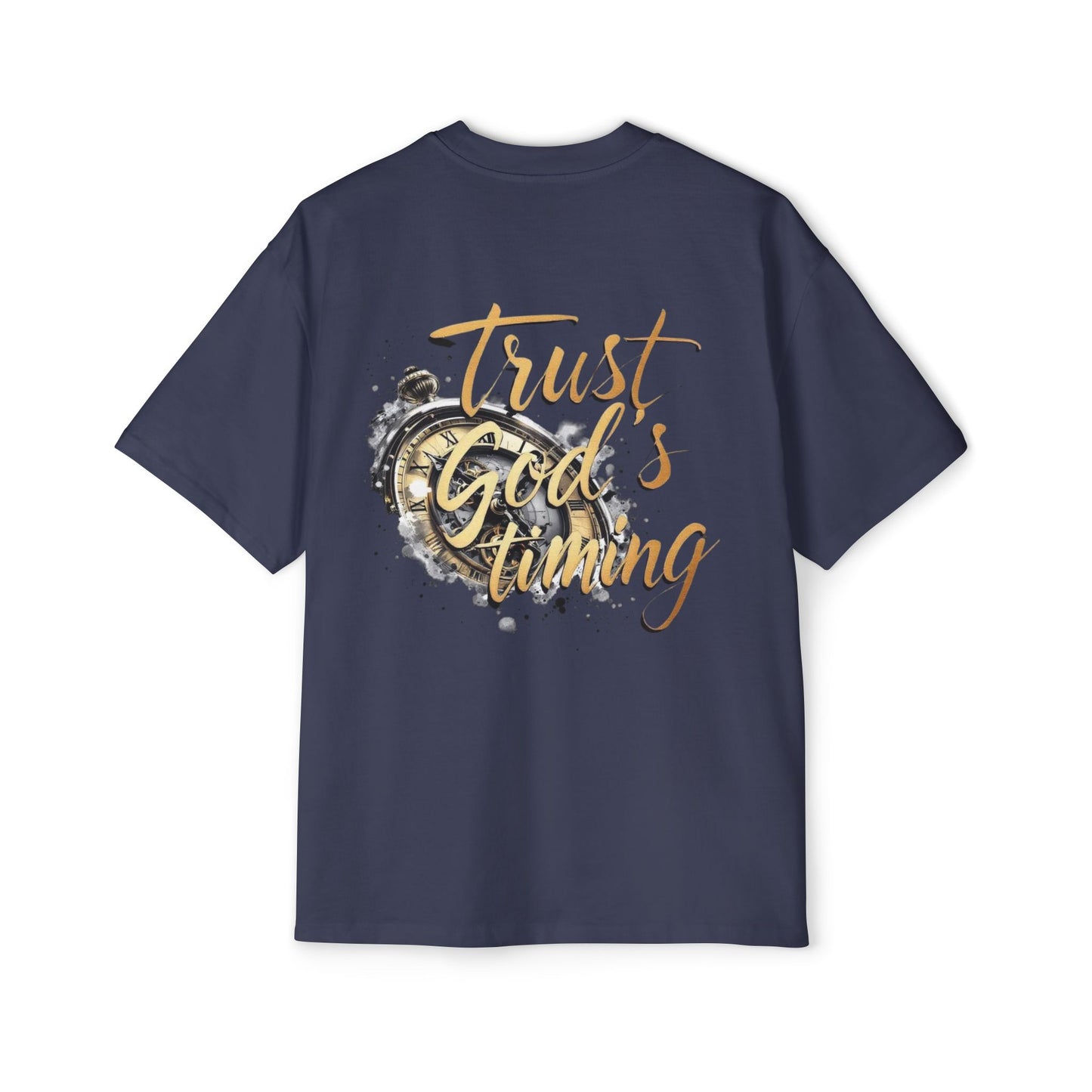 Oversized Tee Trust God's Timing Shirt