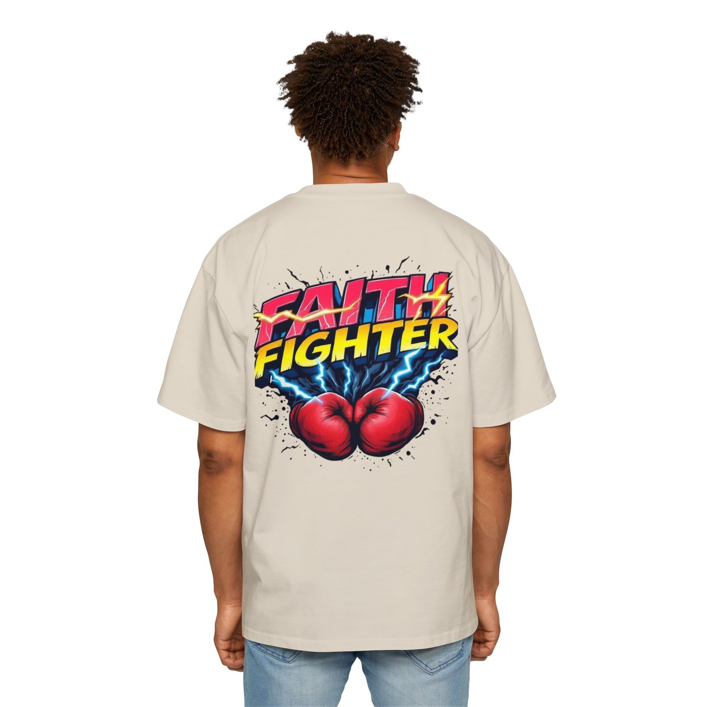 Oversized Tee Faith Fighter Men's Shirt