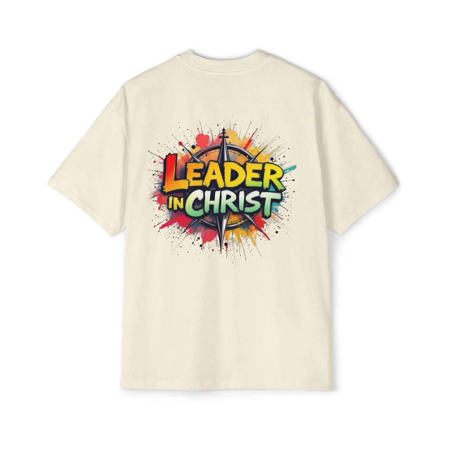 Oversized Tee - Leader in Christ Design