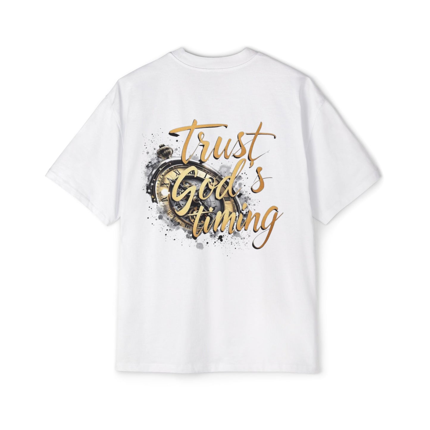 Oversized Tee Trust God's Timing Shirt