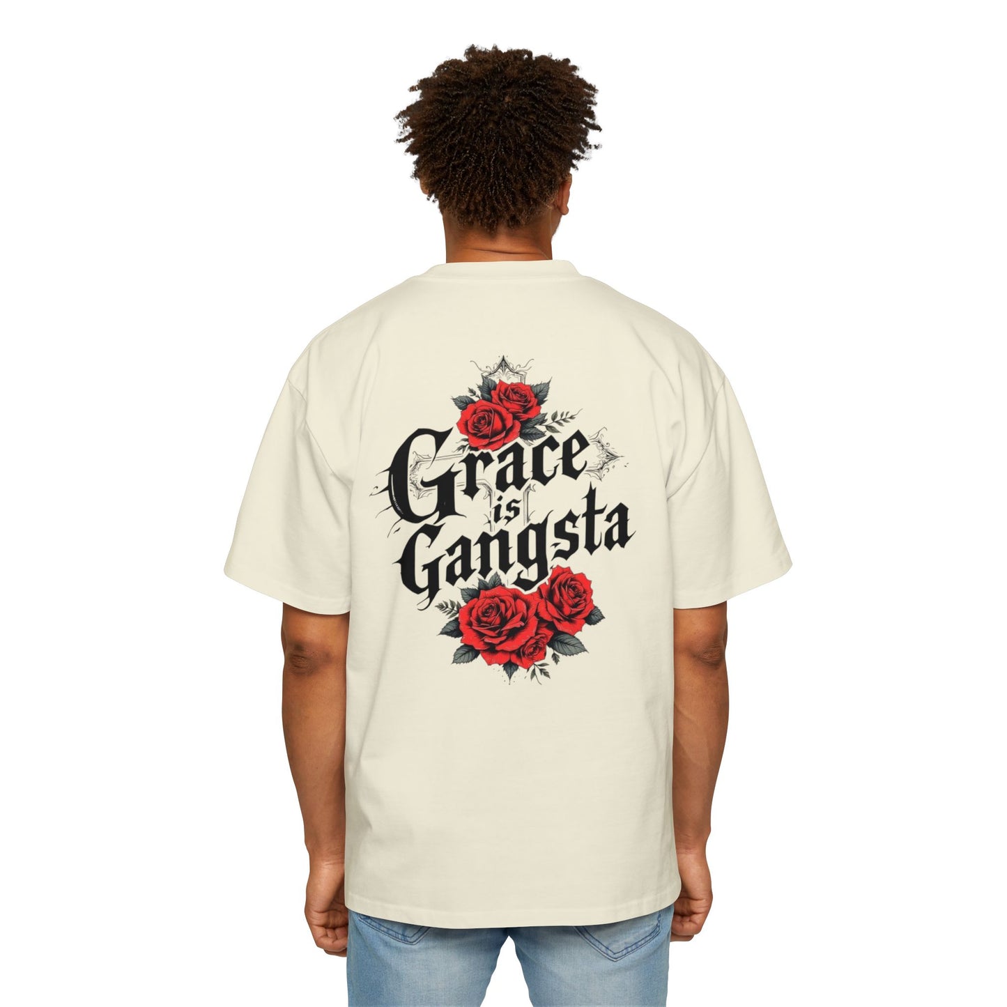 Oversized Tee - Grace is Gangsta Design