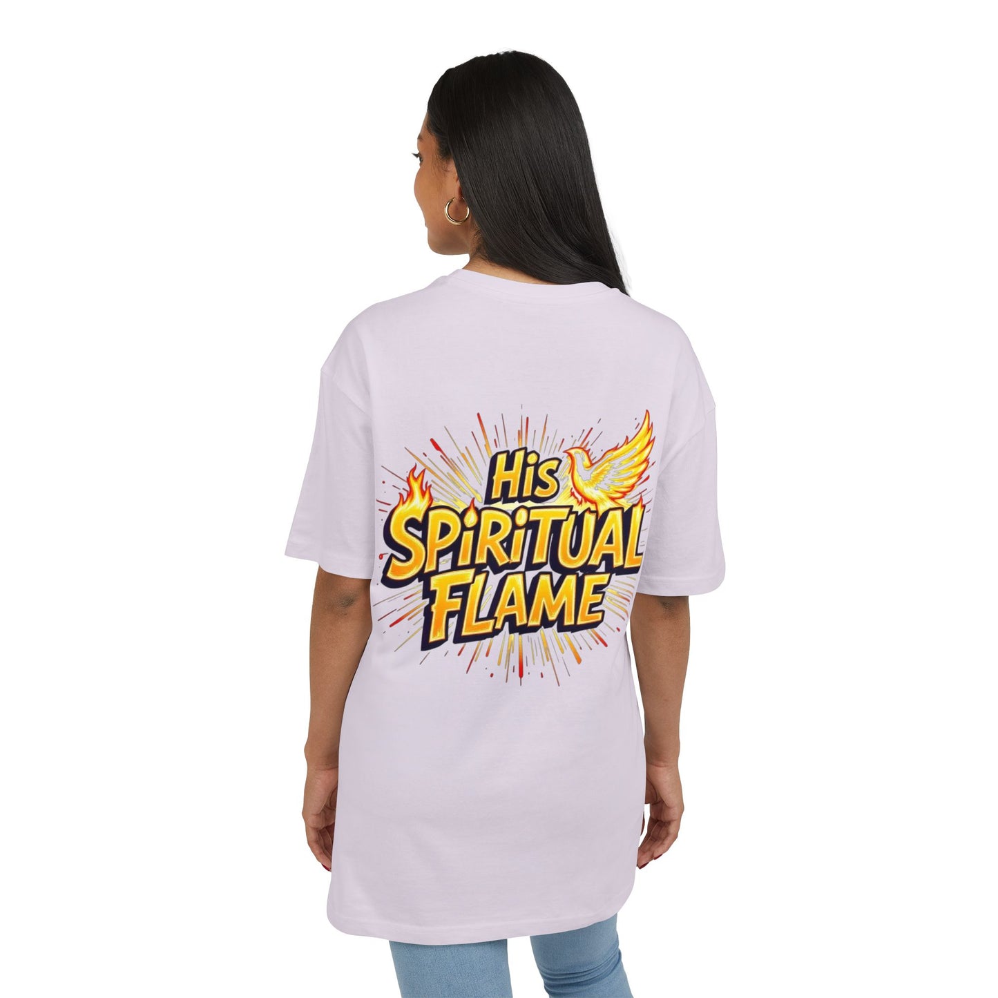 Oversize Tee - His Spiritual Fire Couple Collection