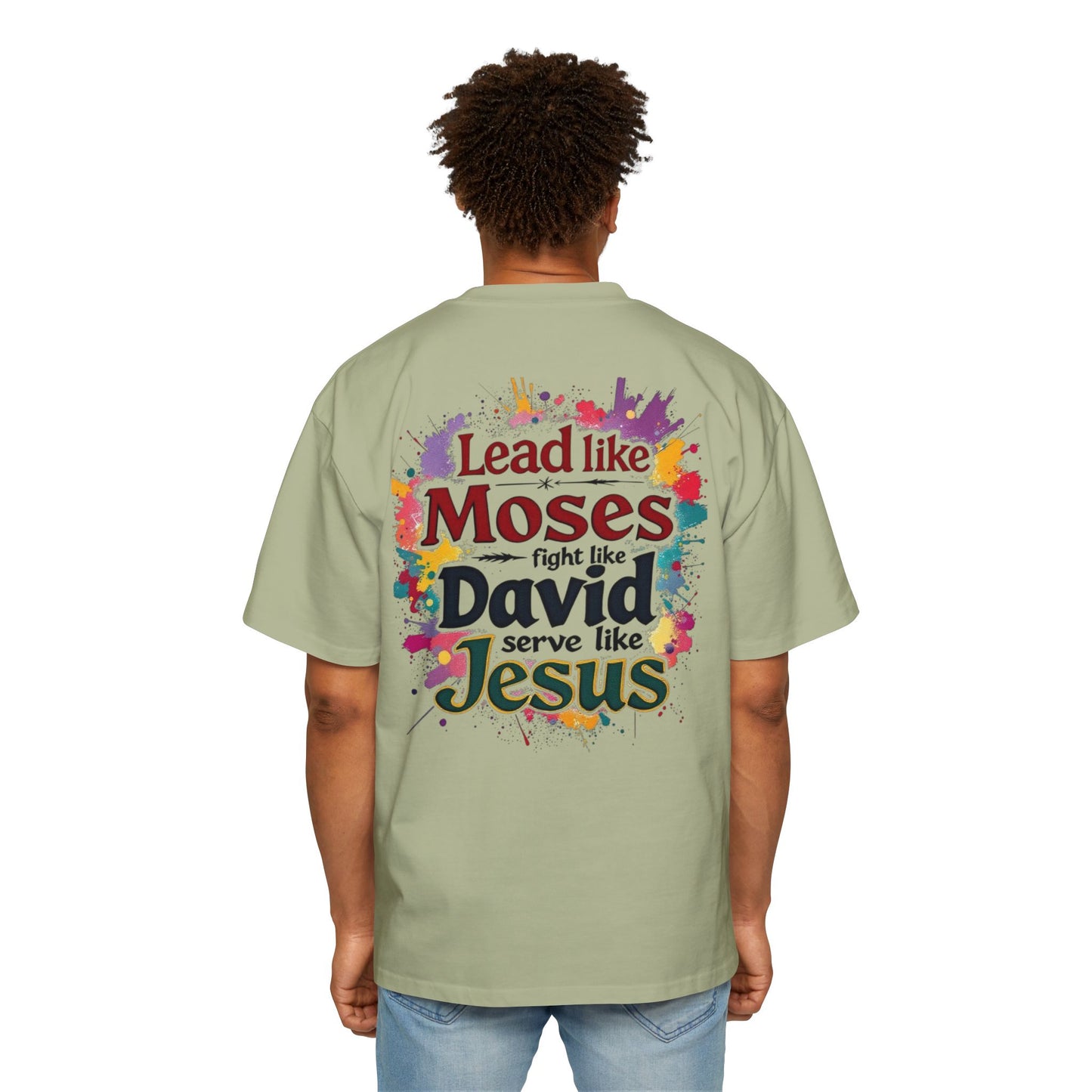 Tee Shirt Lead Fight Serve Men's Oversized