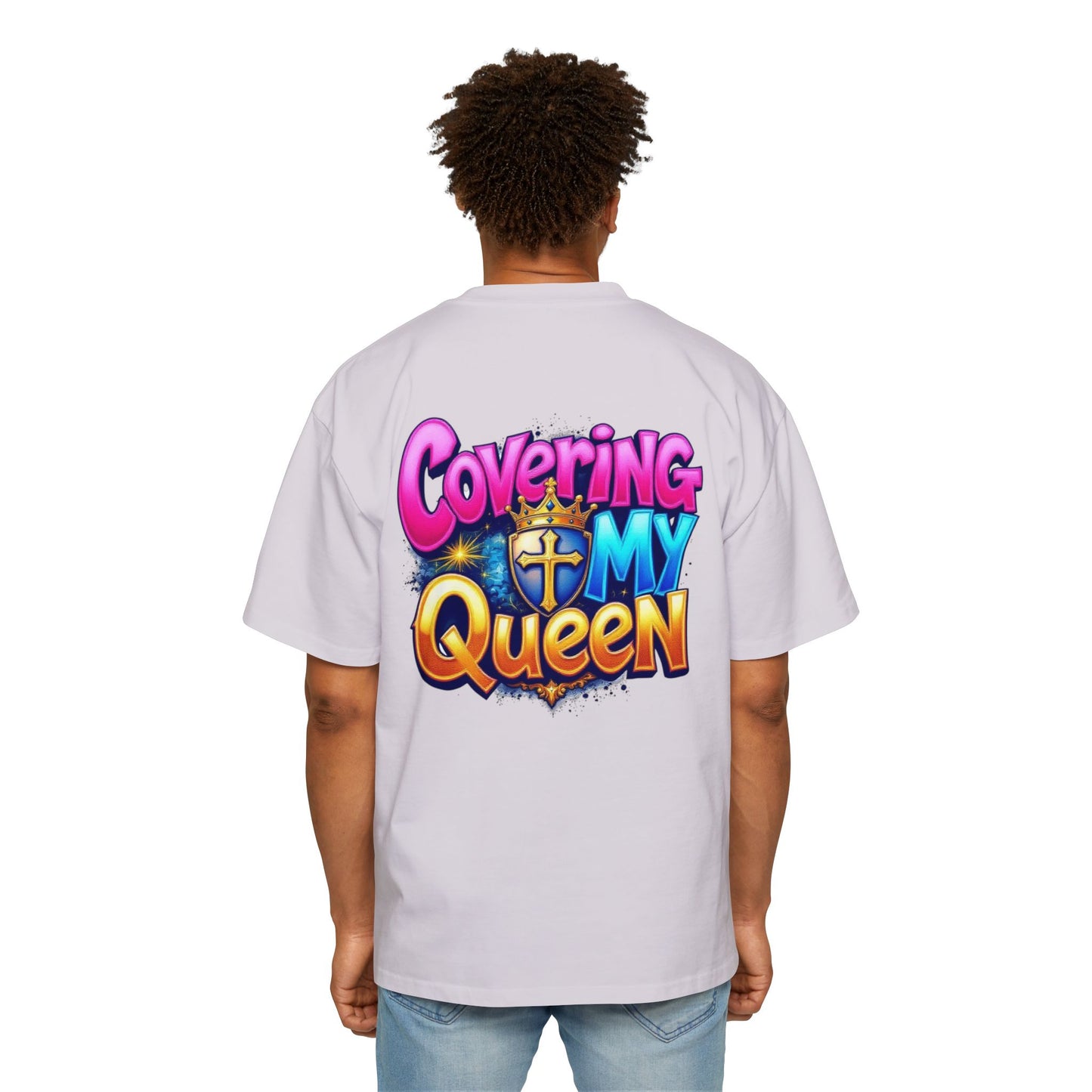 Oversized Tee - Covering My Queen Couple Collection