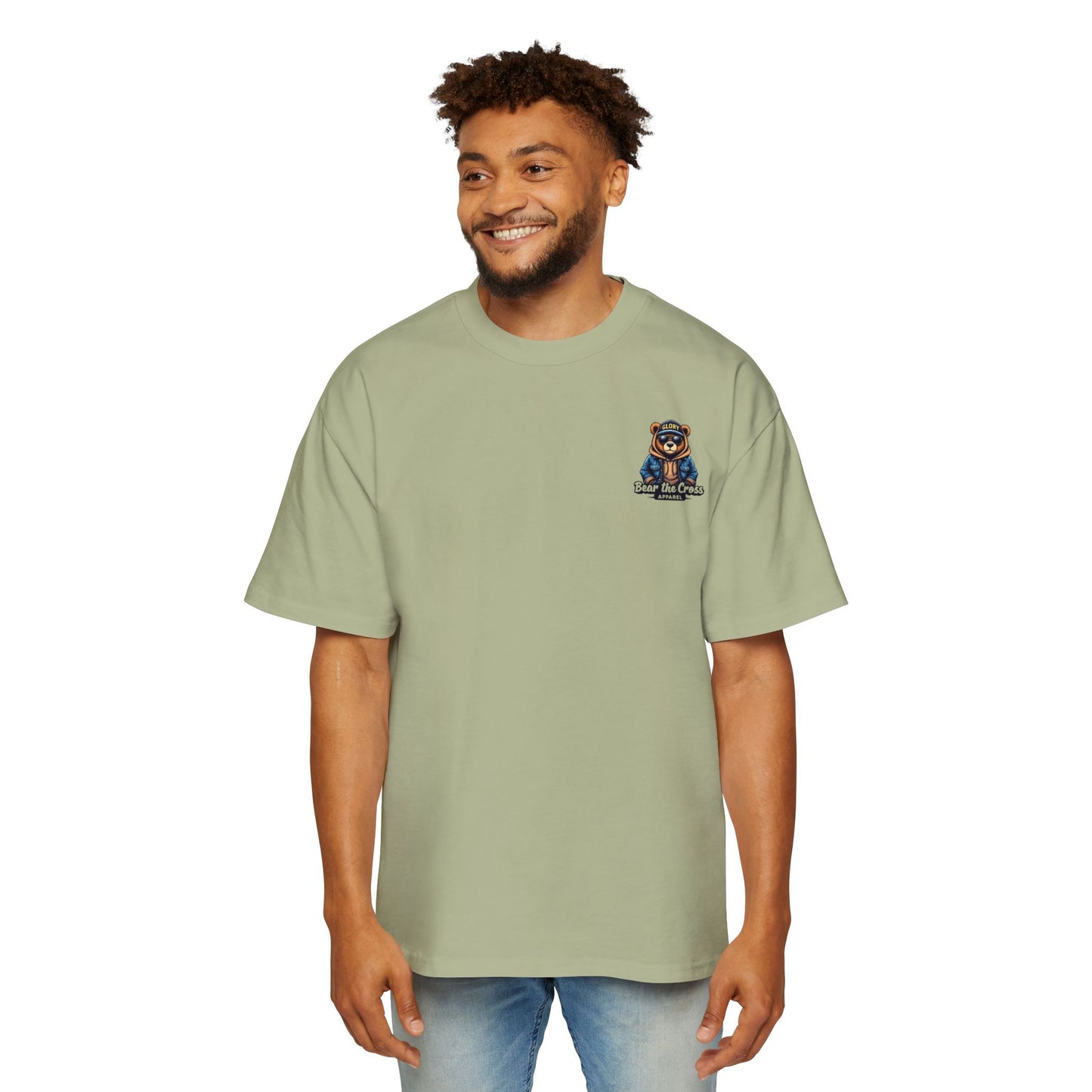 Oversized Tee - Leader in Christ Design