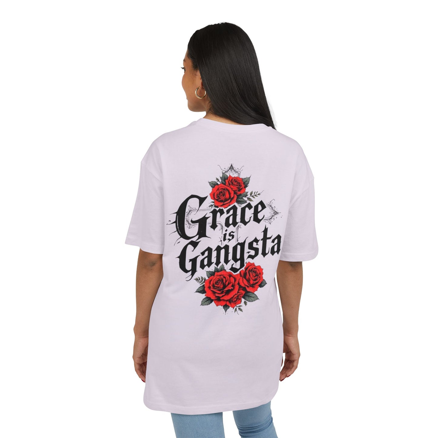 Oversize Tee - Grace is Gangsta Design