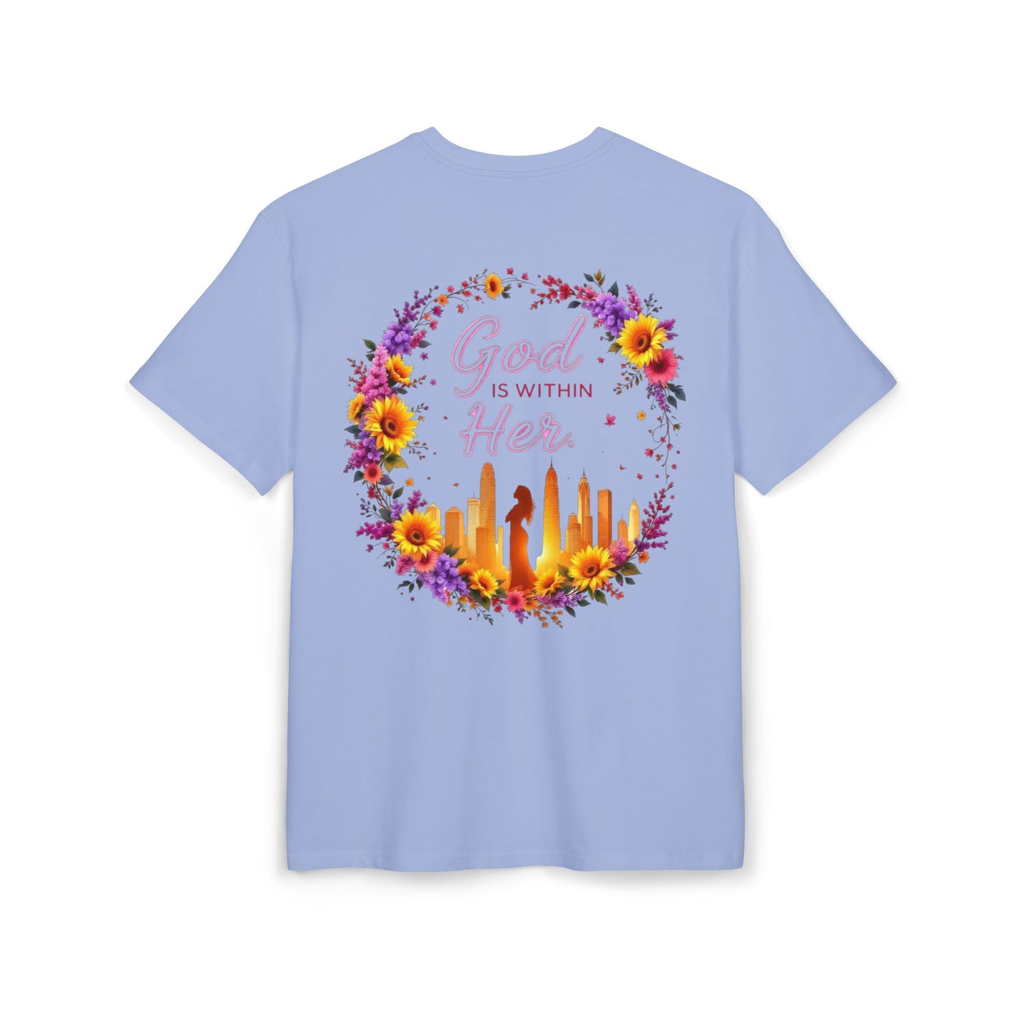 Oversize Tee God is within Her