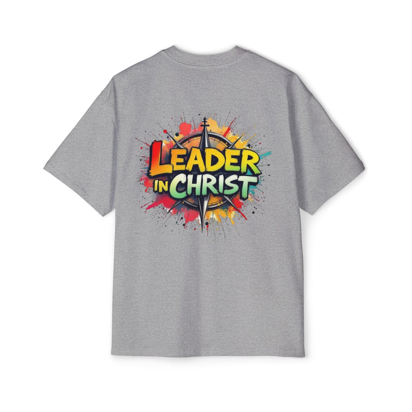 Oversized Tee - Leader in Christ Design