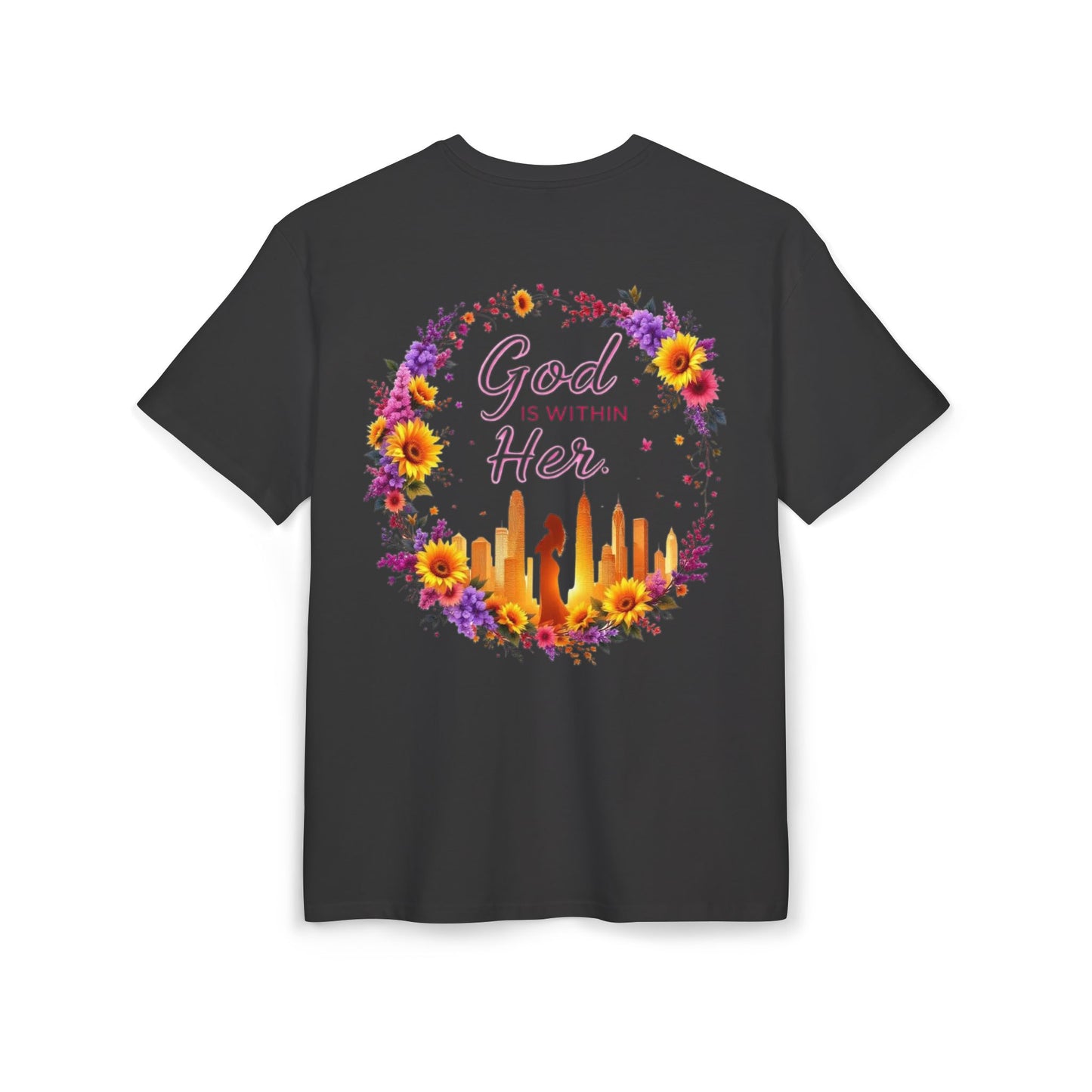Oversize Tee God is within Her
