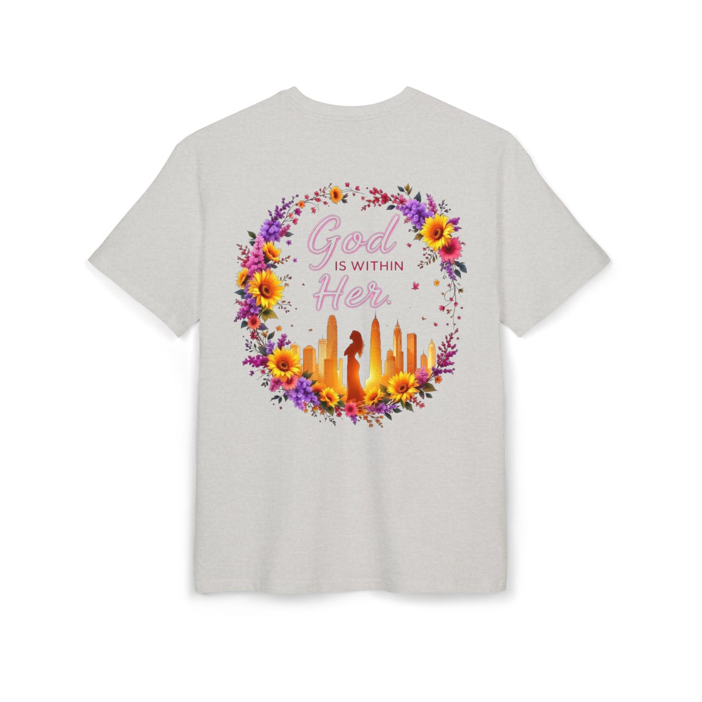 Oversize Tee God is within Her
