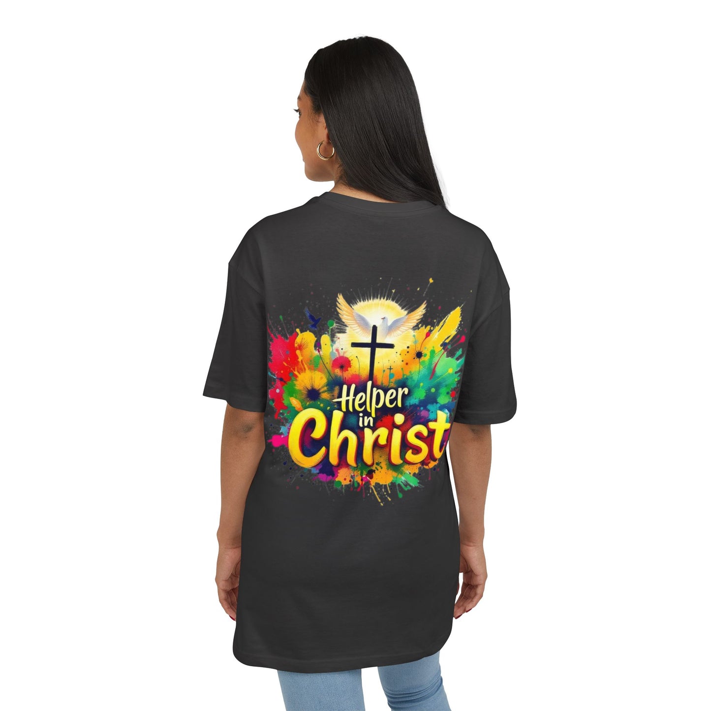 Women Heavy Tee - Helper in Christ Design