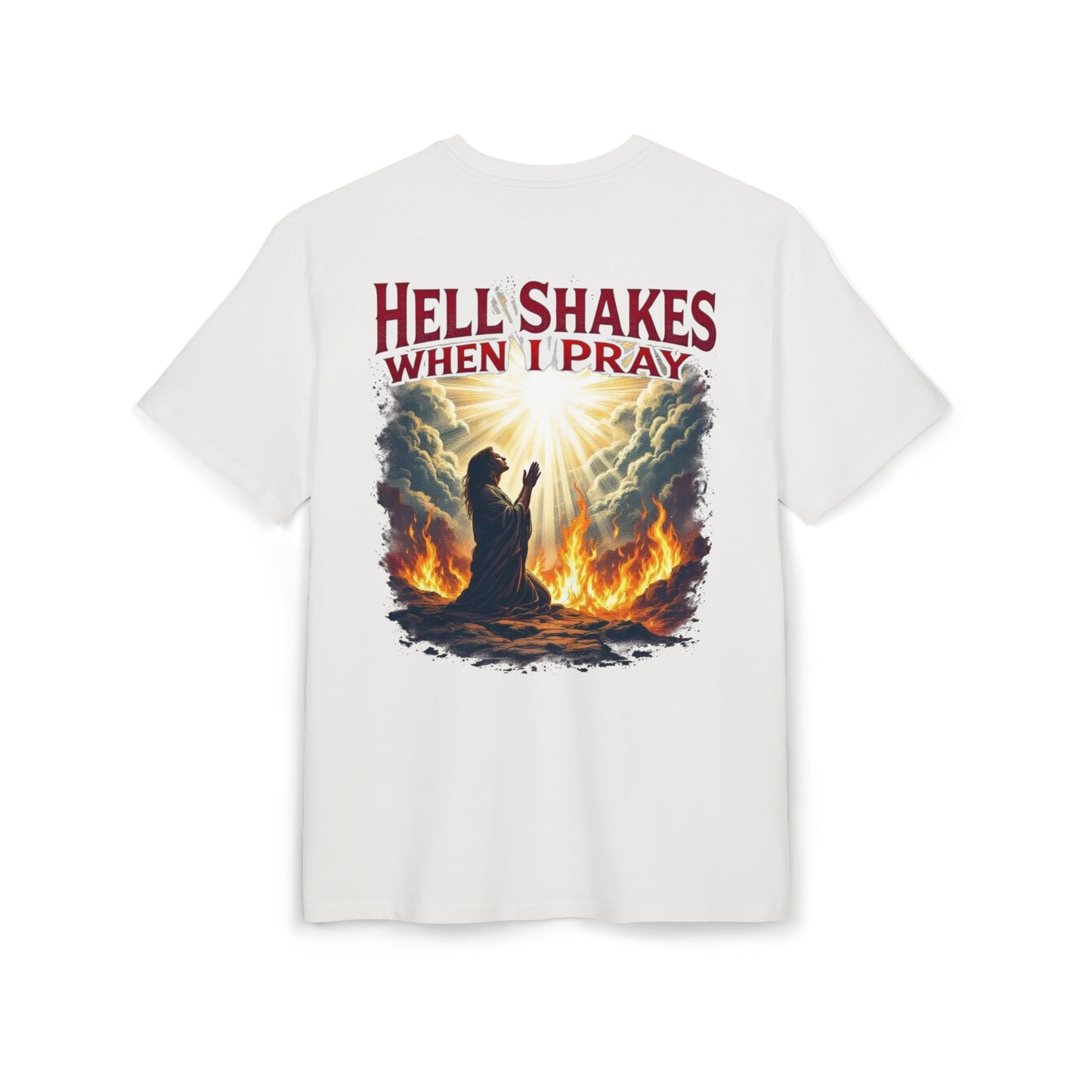 Oversize Tee - Hell Shakes when I Pray - Edgy Women's Shirt
