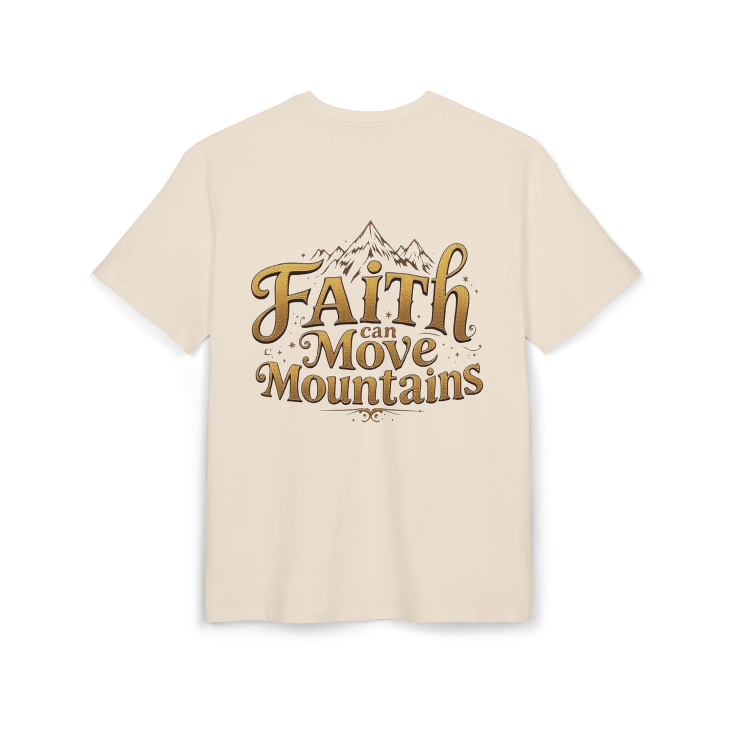 Women's Oversize Tee Faith Moves Mountains
