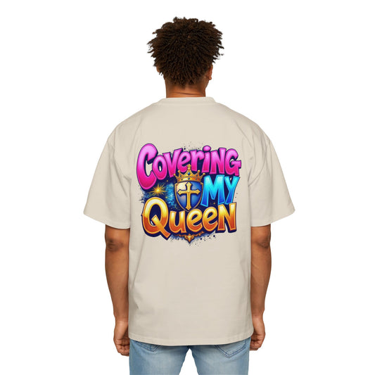 Oversized Tee - Covering My Queen Couple Collection