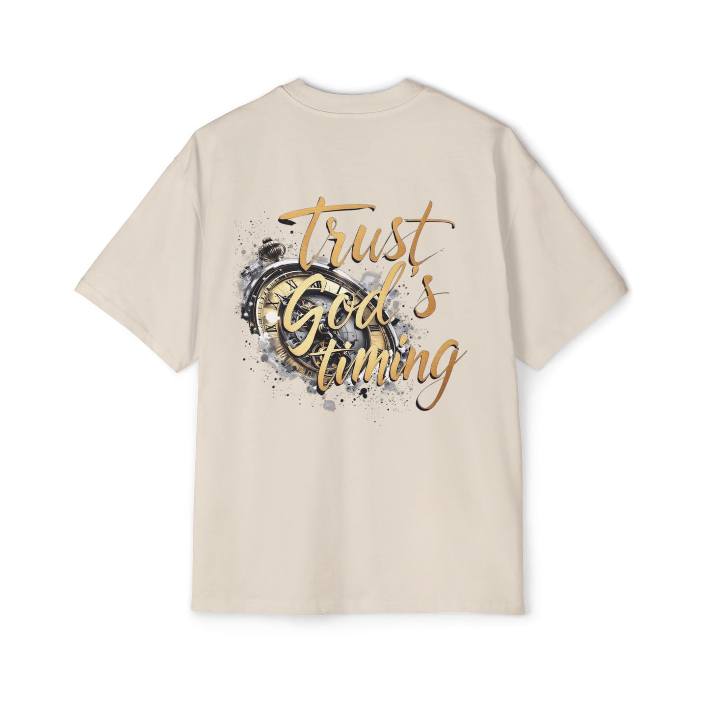 Oversized Tee Trust God's Timing Shirt