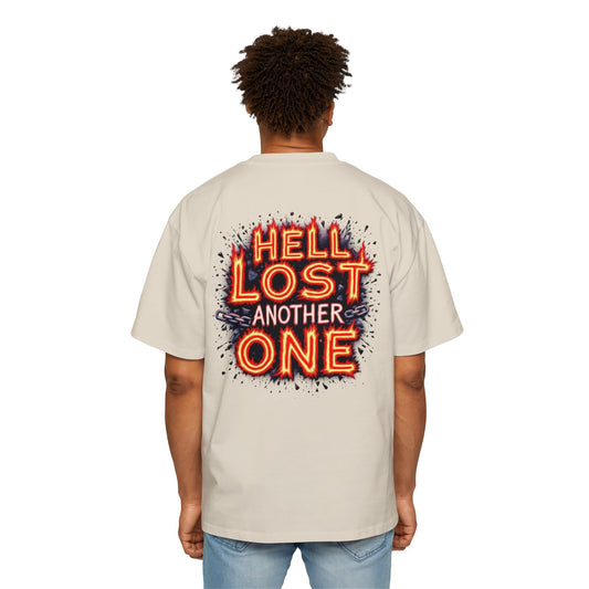 T-Shirt Hell Lost Another One Men's Heavy Oversized Tee