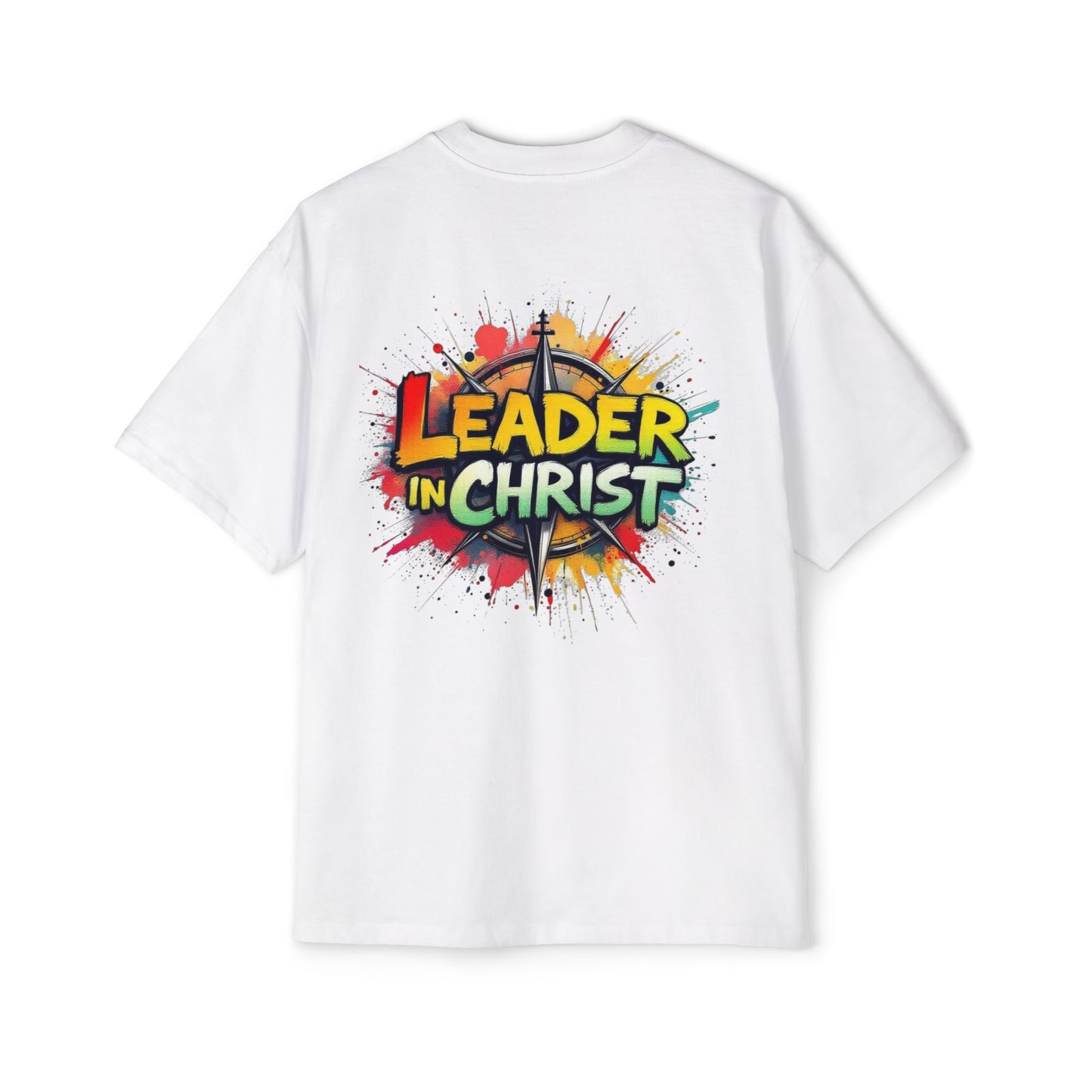 Oversized Tee - Leader in Christ Design