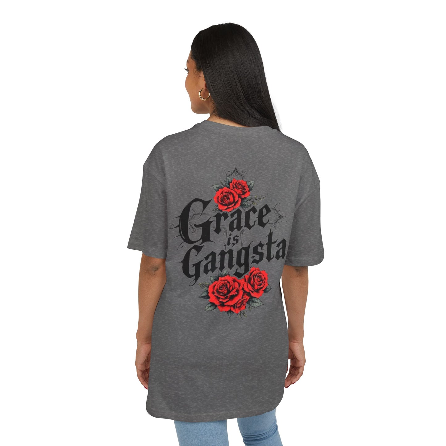 Oversize Tee - Grace is Gangsta Design