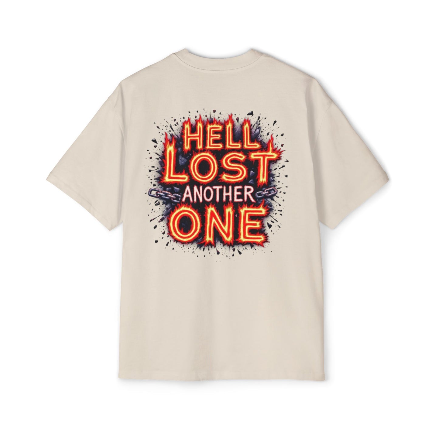 T-Shirt Hell Lost Another One Men's Heavy Oversized Tee
