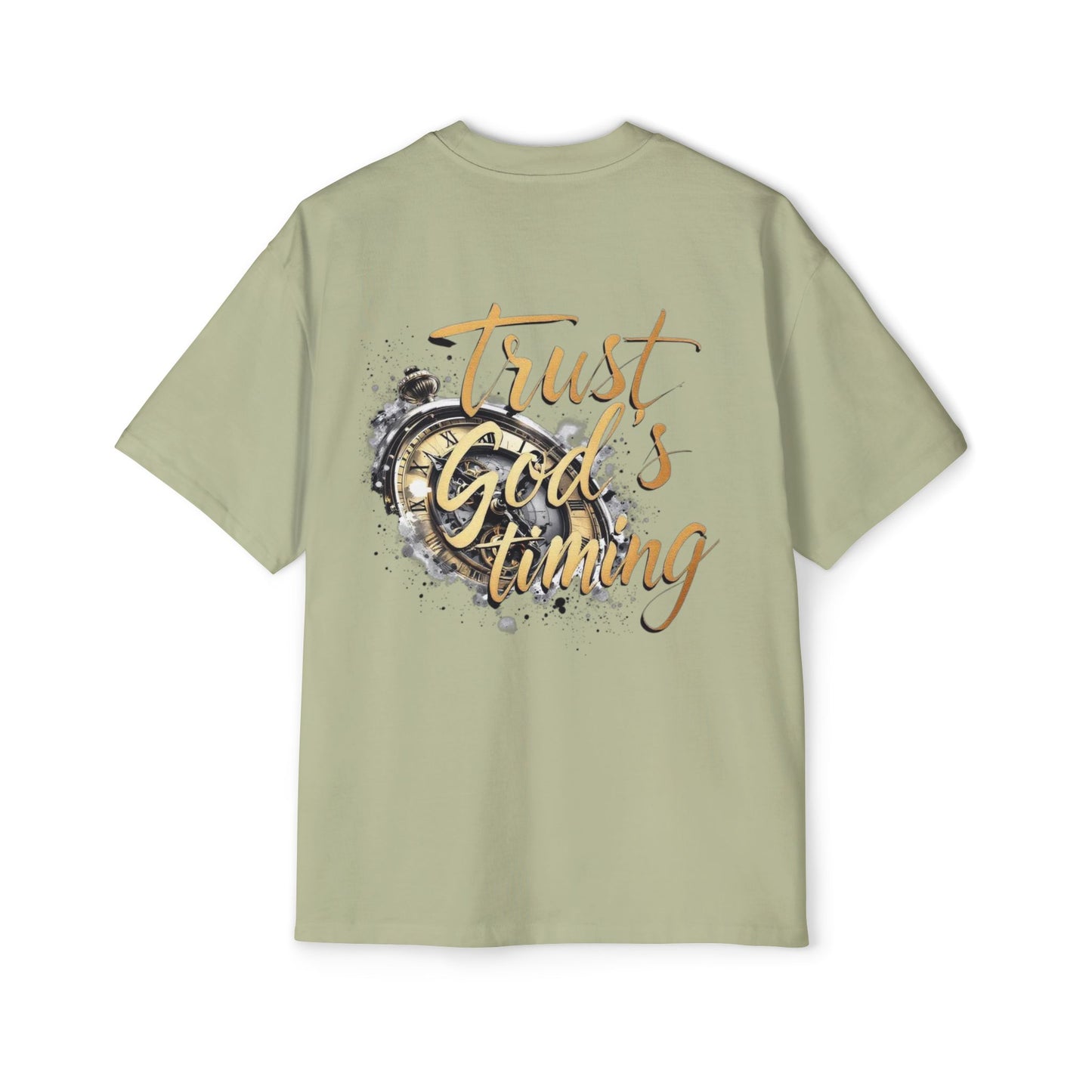 Oversized Tee Trust God's Timing Shirt