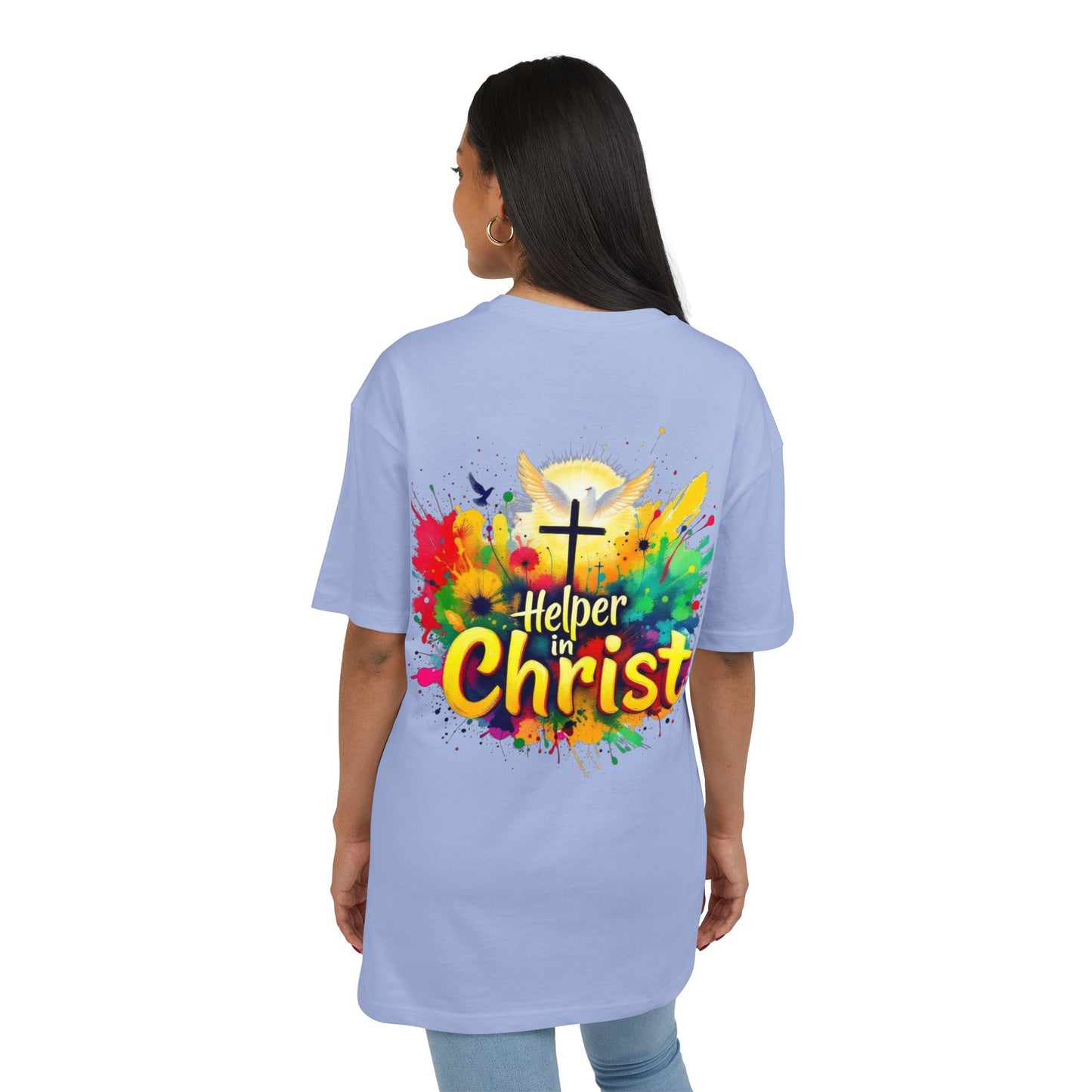 Women Heavy Tee - Helper in Christ Design
