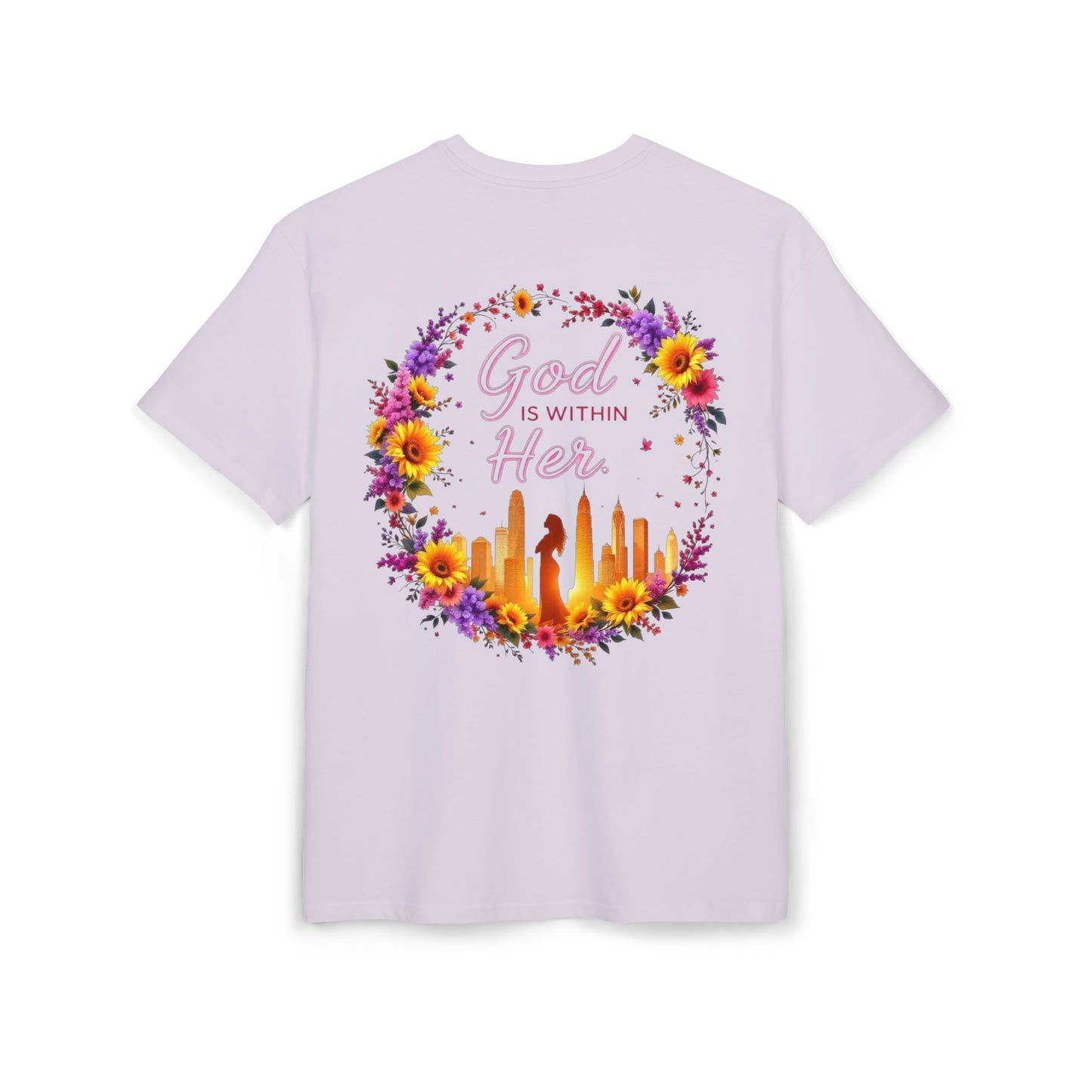 Oversize Tee God is within Her