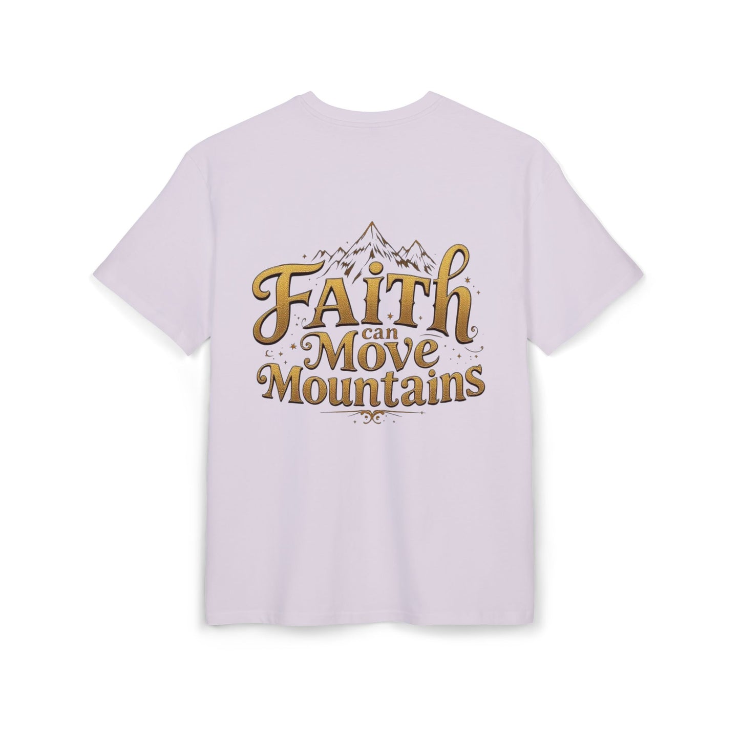 Women's Oversize Tee Faith Moves Mountains