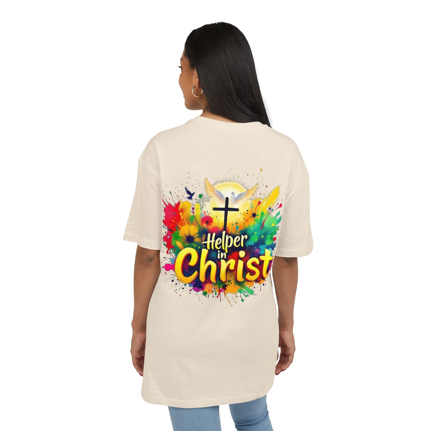 Women Heavy Tee - Helper in Christ Design