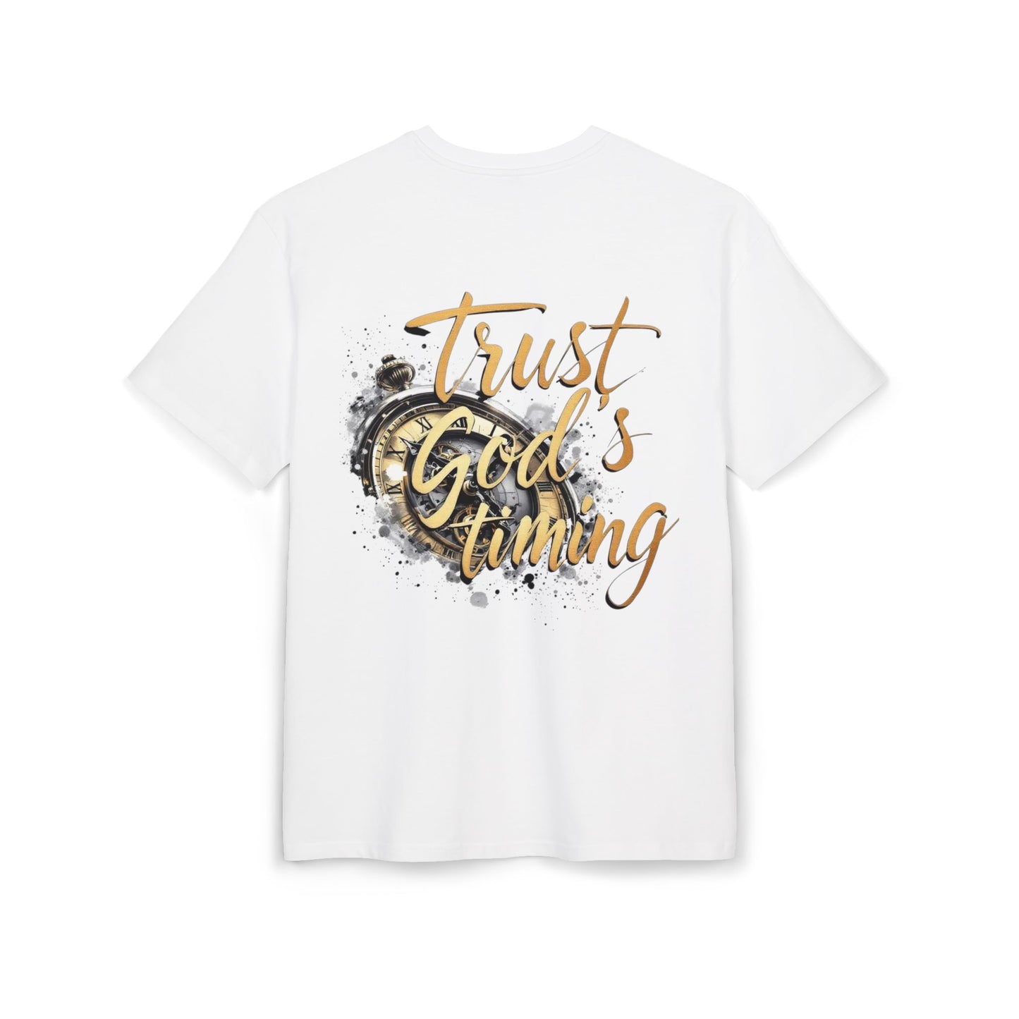 Oversize Tee - Trust God's Timing Religious T-Shirt