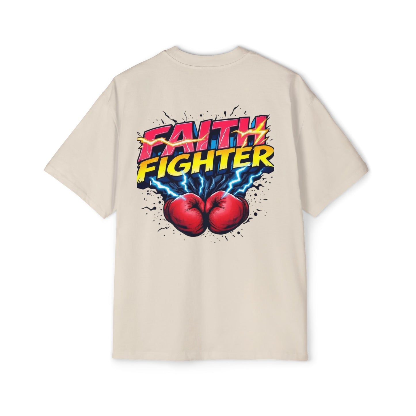 Oversized Tee Faith Fighter Men's Shirt