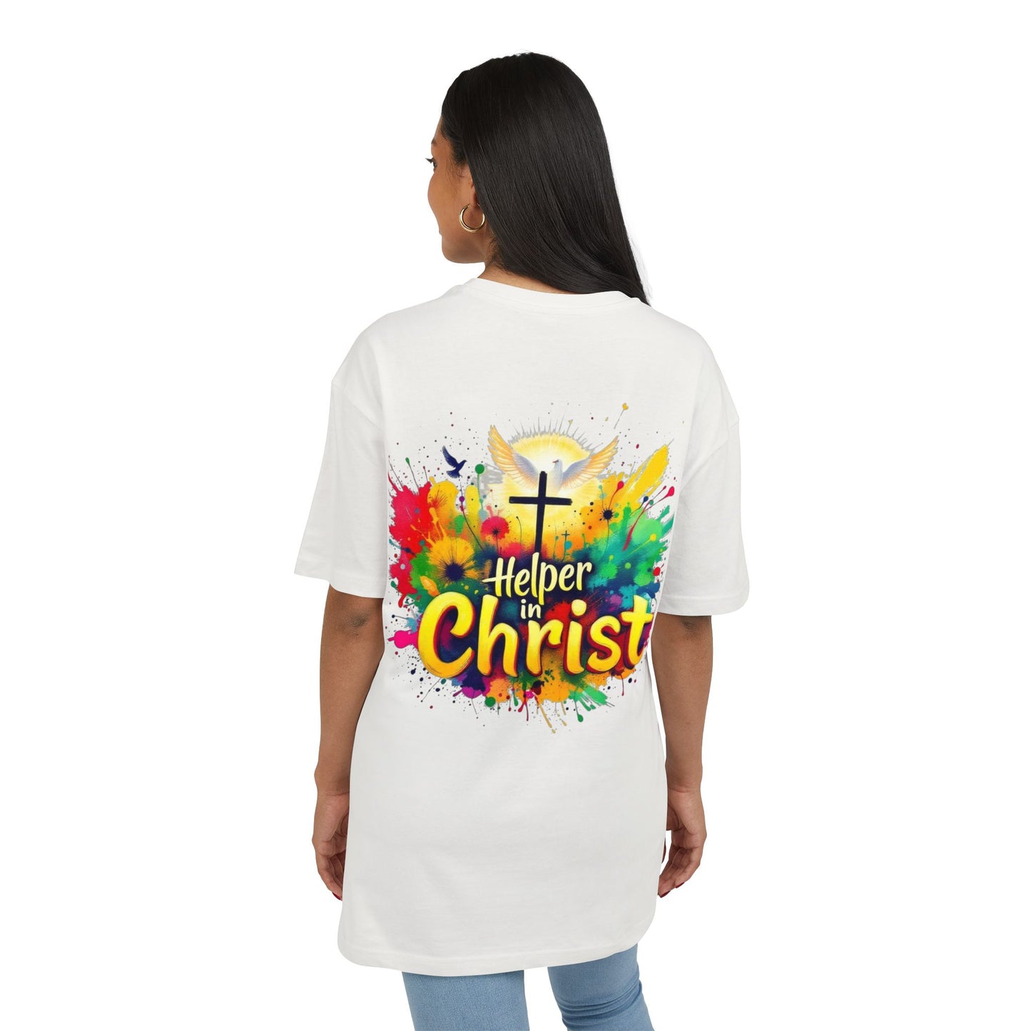 Women Heavy Tee - Helper in Christ Design