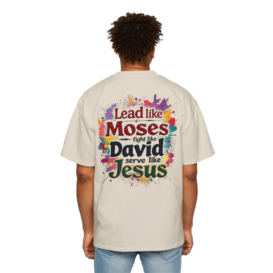 Tee Shirt Lead Fight Serve Men's Oversized